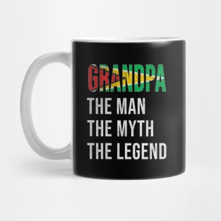 Grand Father Guyanese Grandpa The Man The Myth The Legend - Gift for Guyanese Dad With Roots From  Guyana Mug